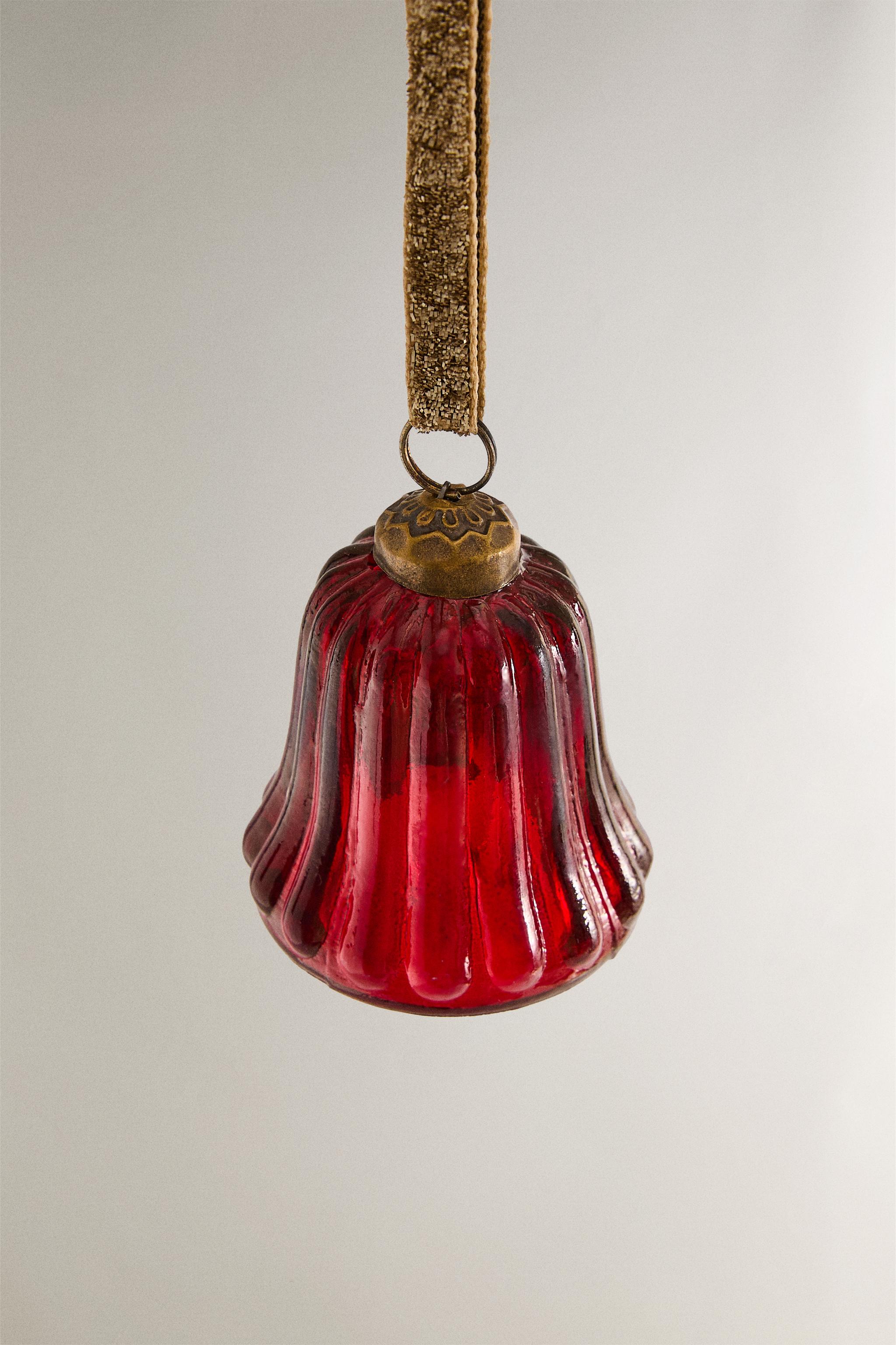 LOT DE DÉCORATIONS POUR SAPIN CLOCHES (LOT DE 3)